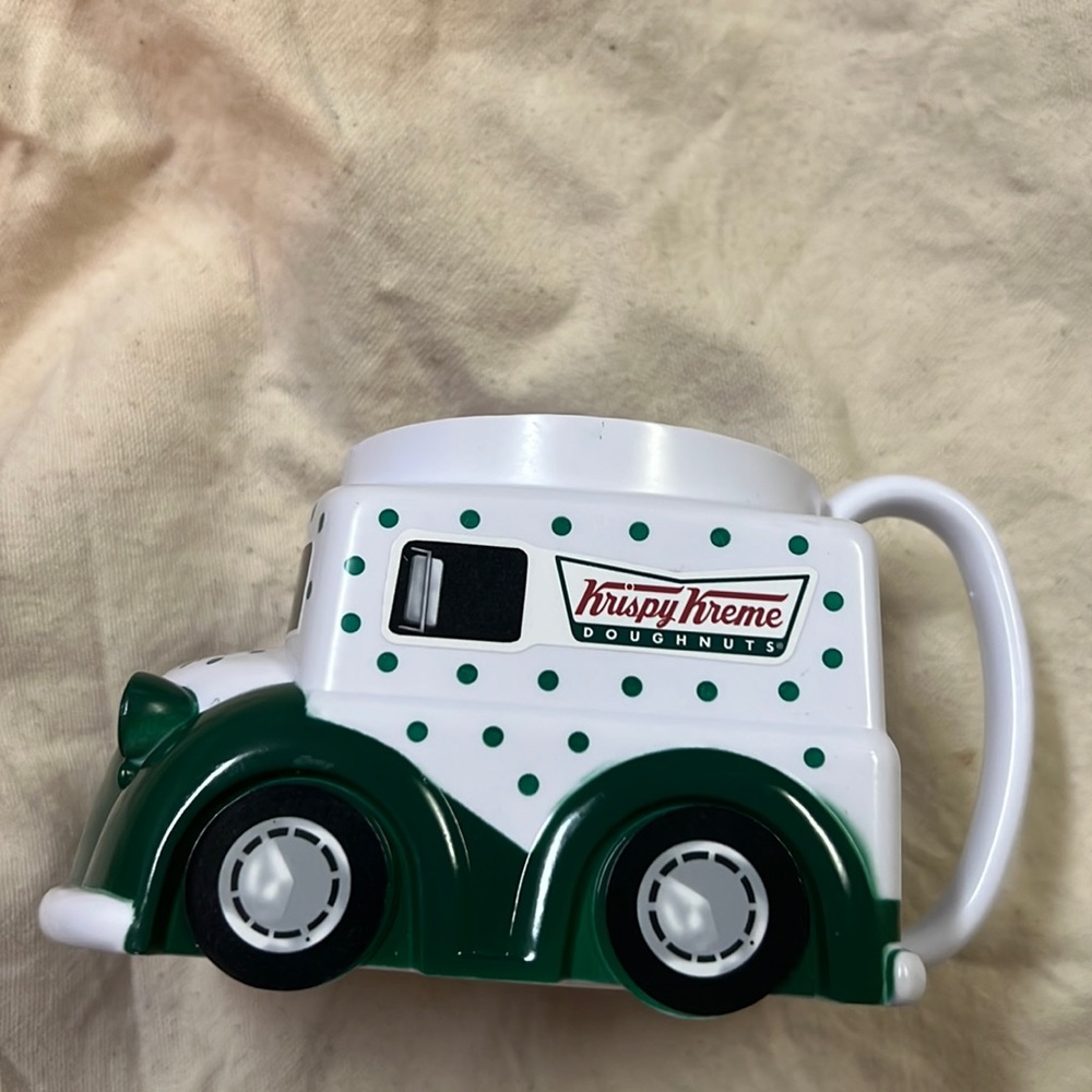 Krispy Kreme. Plastic cup